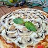 Фото к позиции меню Пицца с ветчиной и грибами 16 см