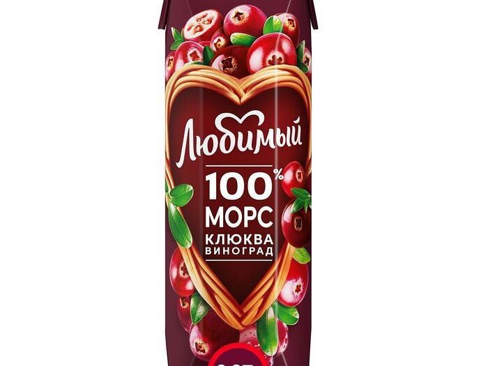 Морс Клюква - Виноград (0,97 л)