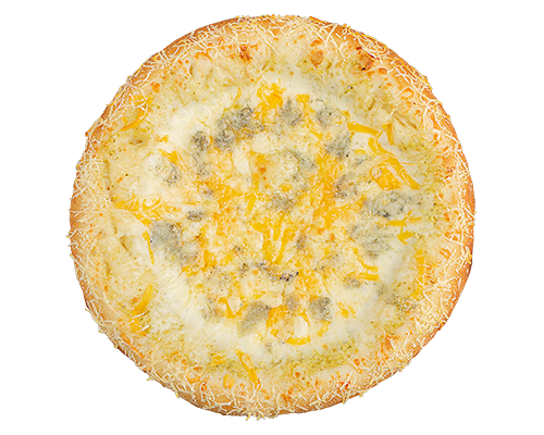 Пицца Четыре сыра на пышном тесте 25 см