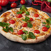 Фото к позиции меню Пицца с креветками и морепродуктами