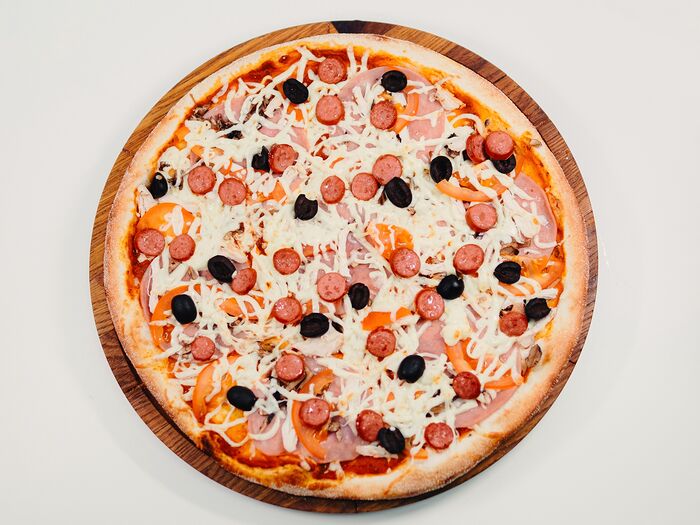 Пицца Домашняя тонкое тесто
