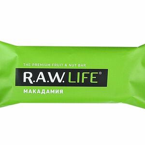 R. a. w Life Батончик орехово-фруктовый Макадамия