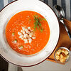 Фото к позиции меню Томатный суп с фасолью