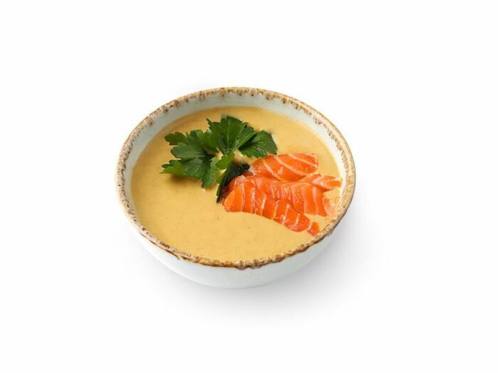 Крем-суп Сливочный с лососем