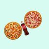 Фото к позиции меню Комбо 2 пиццы и Кола Любимая