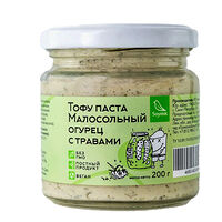 Тофу-паста малосольный огурец с травами Соймик