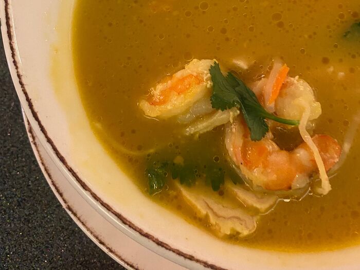 Тайский карри суп