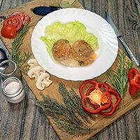 Ёжики мясные в томатно-сливочном соусе