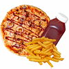 Фото к позиции меню Комбо Пицца и картофель фри и морс
