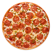 Пицца Пепперони Спайс 26 см тонкое тесто