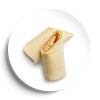 Фото к позиции меню Сэндвич-ролл с омлетом, ветчиной и сыром