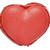 Фото к позиции меню Пирожное макарон Сердце (красное)