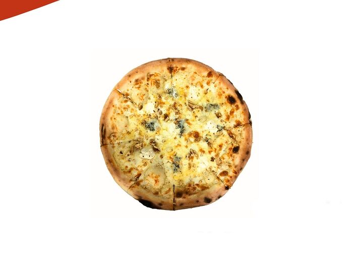 Пицца Четыре сыра белая