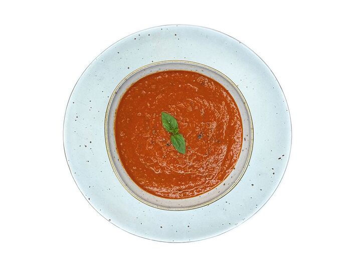 Томатный суп с базиликом