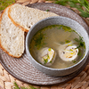 Фото к позиции меню Куриный суп с яичной лапшой