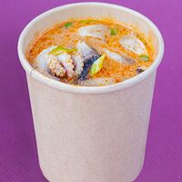 Суп Том Ям с осьминогом