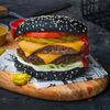Фото к позиции меню Бургер Big Black Burger двойной