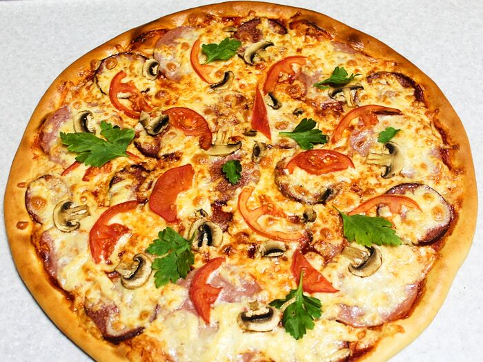 Пицца Италия с грибами