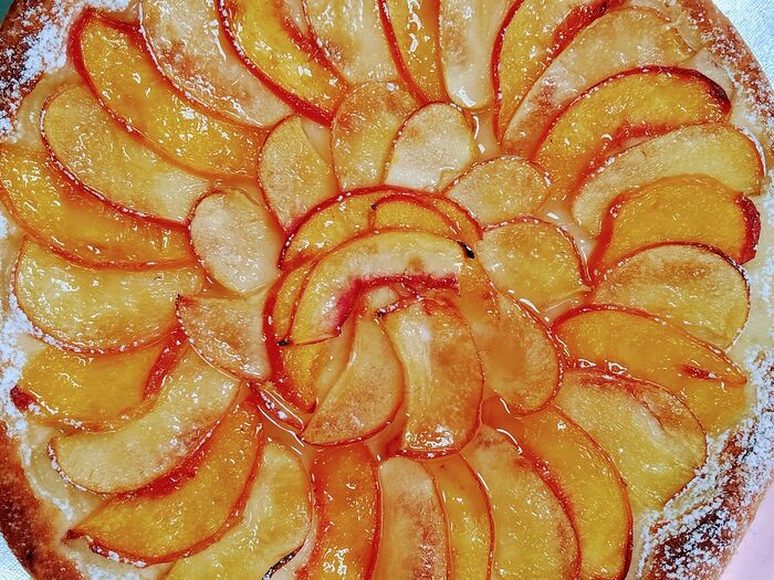 Пирог с ароматным яблоком и корицей S