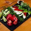 Фото к позиции меню Свежие овощи с ароматным маслом