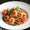 Фото к позиции меню Спагетти нери с морепродуктами