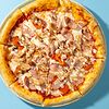 Фото к позиции меню Пицца с колбасками и грибами