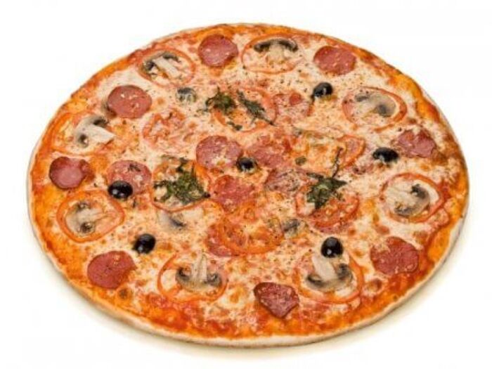 Пицца Салями 30 см пышная