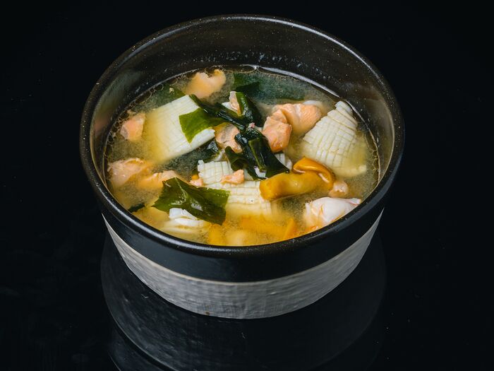 Мисо-суп с морепродуктамии
