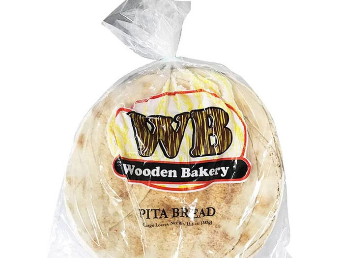 Wooden bakery Pita Bread Large