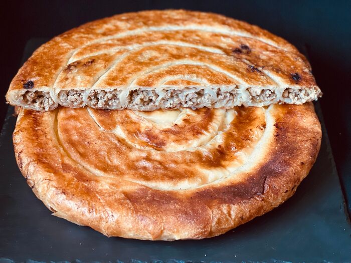 Сербский пирог Бурек с мясом