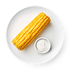 Фото к позиции меню Кукуруза варёная с солью Из Лавки