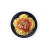 Фото к позиции меню Спагетти с соусом болоньезе