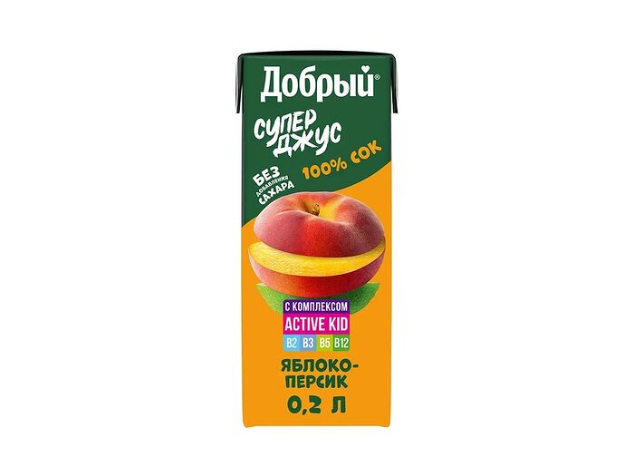 Сок Добрый Яблоко-персик