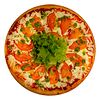 Фото к позиции меню Пицца с томатами и соусом песто
