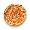Фото к позиции меню Пицца Дьябло со свинной колбаской и моцареллой