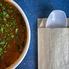 Фото к позиции меню Мексиканский суп с фасолью