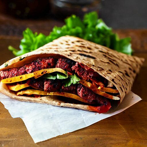 Kebab sandwich