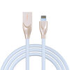 Фото к позиции меню Forza кабель для зарядки flat white ip, 1м, 2а, белый, пакет