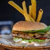 Фото к позиции меню Гамбургер с куриной котлетой