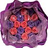 Фото к позиции меню Шоколадные розы (розовый, фиолетовый)