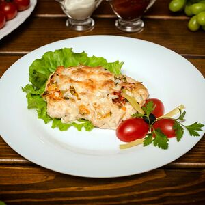 Филе куриное запеченное с овощами