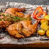 Фото к позиции меню Жареный цыпленок с картофелем беби
