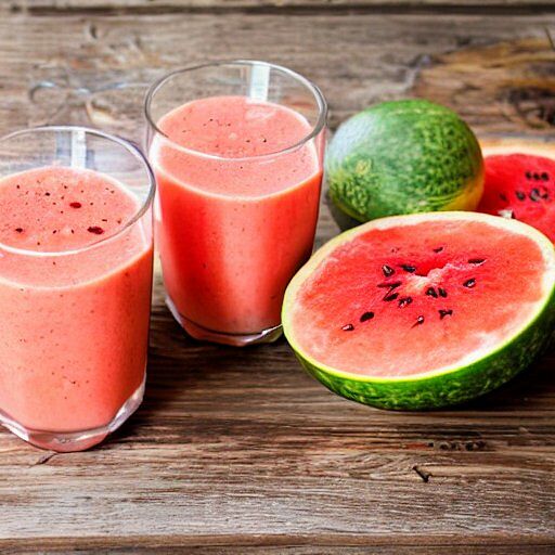 Orange & watermelon smoothie