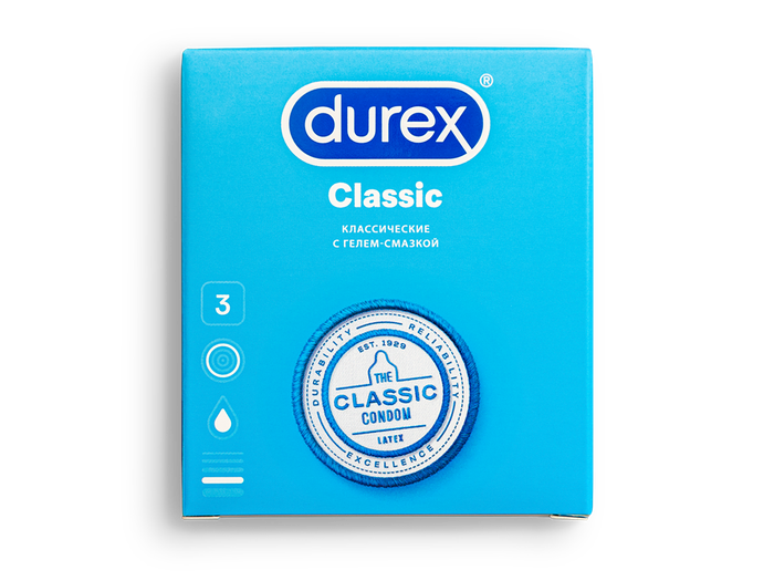 Презервативы Durex №3 Classic