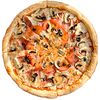 Фото к позиции меню Пицца ветчина, томаты, грибы