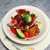 Фото к позиции меню Детский салат из свежих овощей с маслом или сметаной