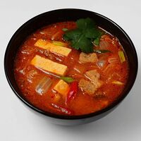 Острый суп с кимчи ( Кимчи тиге)