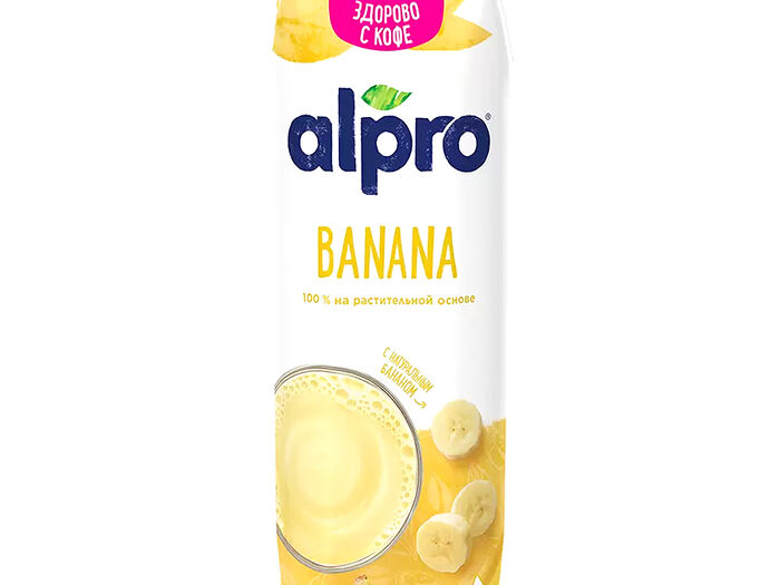 Напиток  соевый с бананом Alpro 1л