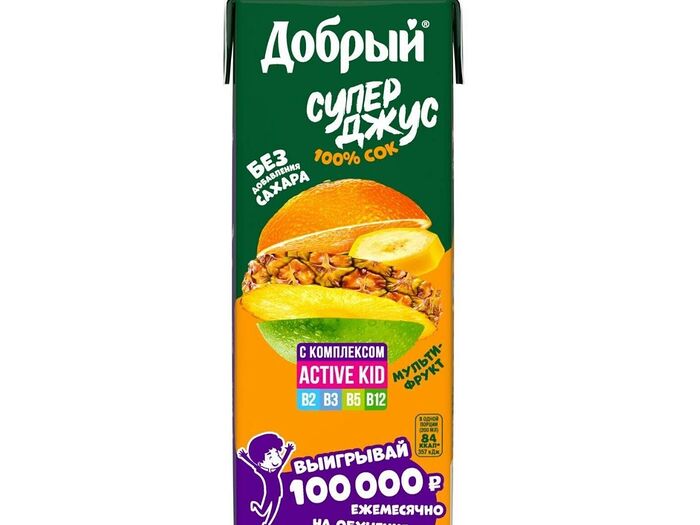 Сок Добрый Супер Джус Мультифрукт