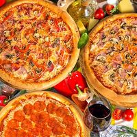 3 пиццы и Морс ягодный (комбо №2)
